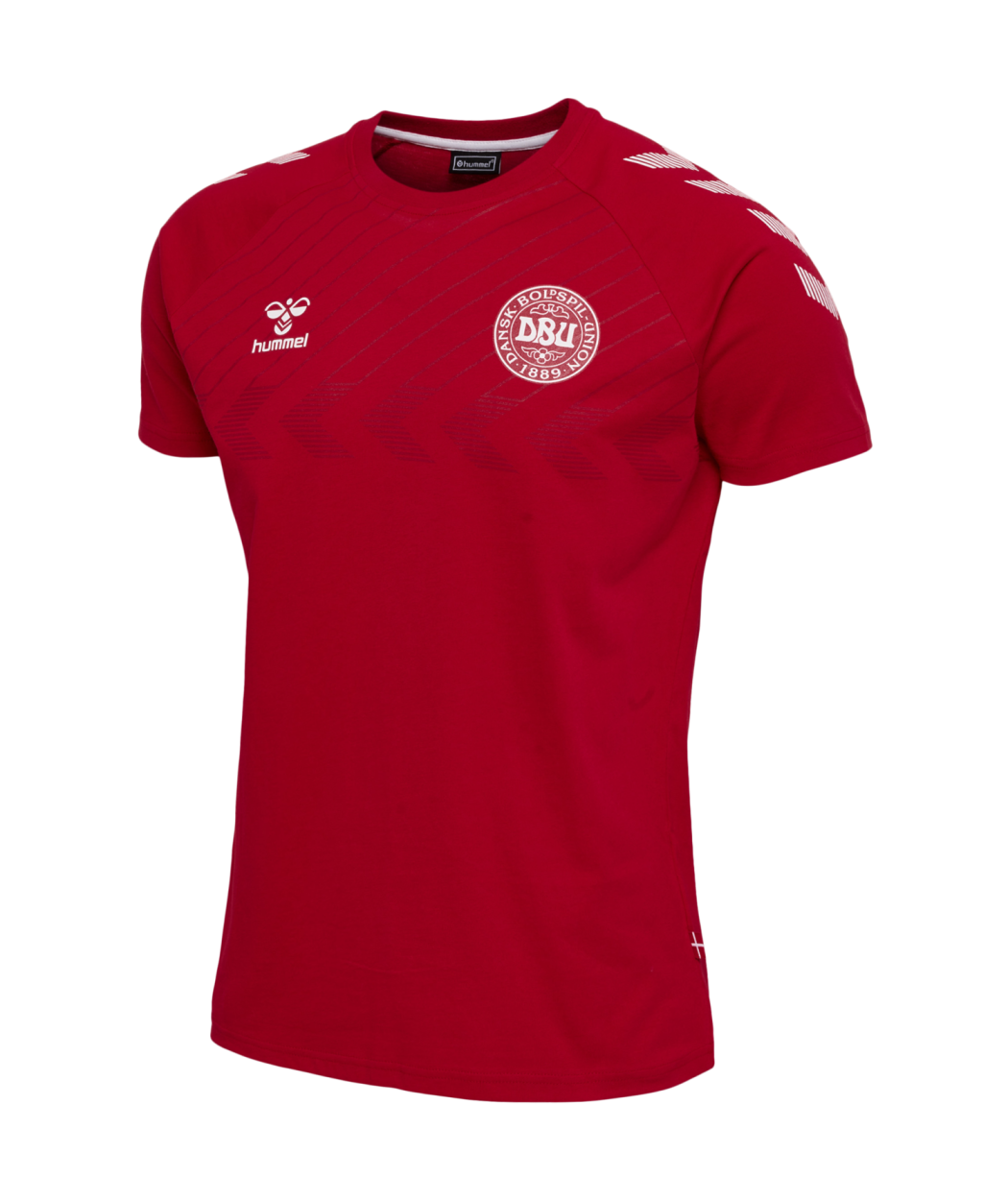 Hummel, 2022 hummel Danemark DBU Fan Tee (rouge)