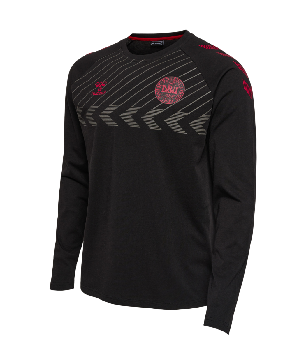 Hummel, 2022 hummel Denmark DBU Fan Tee L/S (noir)