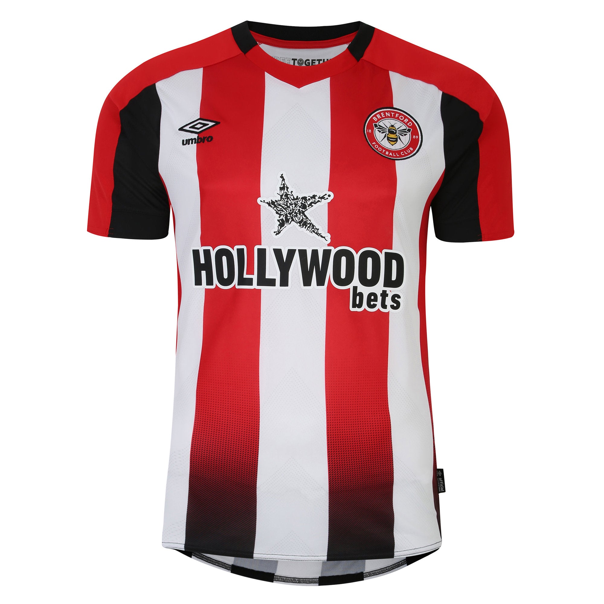 UmbroPremier, 2023 BRENTFORD HOME JERSEY S/S