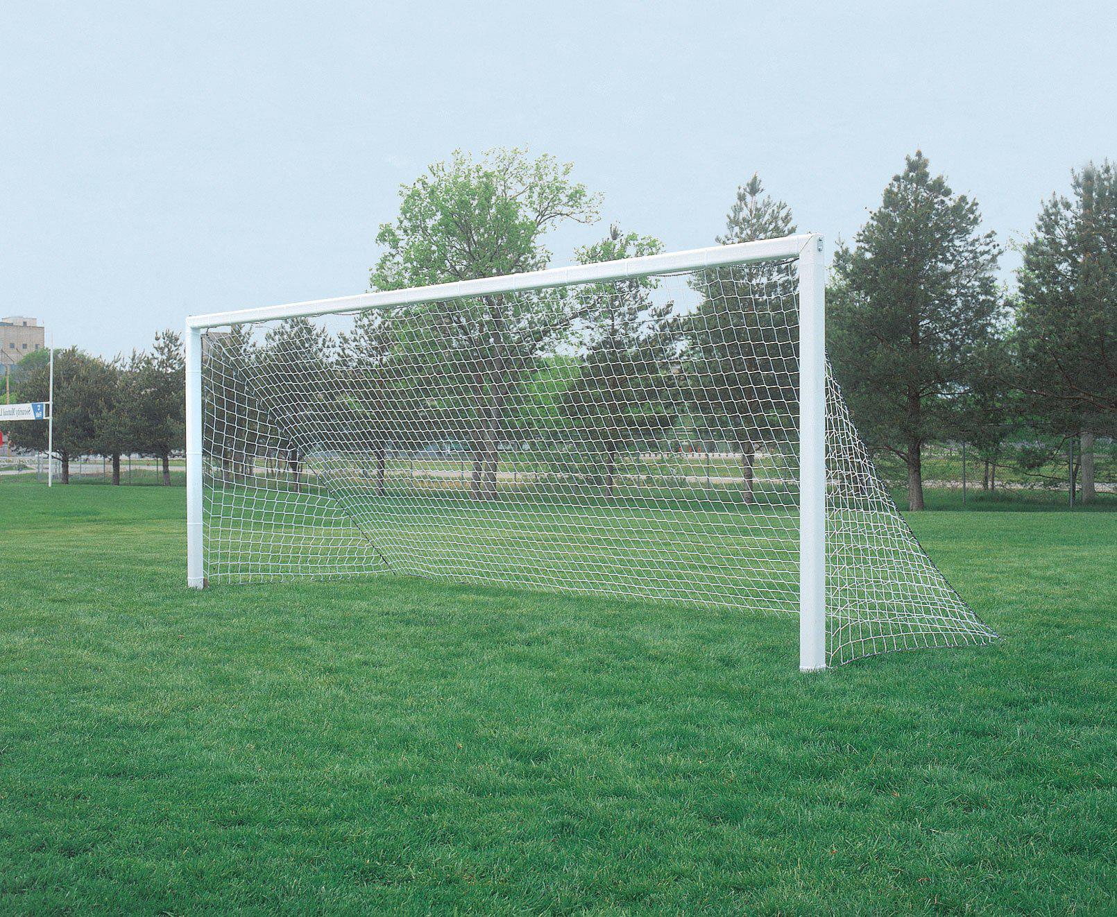 Bison, 4.5' x 9'Bison 4mm Square Mesh No Top Depth Soccer Goal Nets (paire)